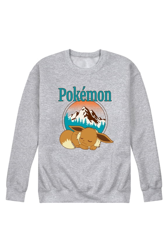 Pokémon - Eevee Retro Ski - Men's Crew Fleece Sweatshirt