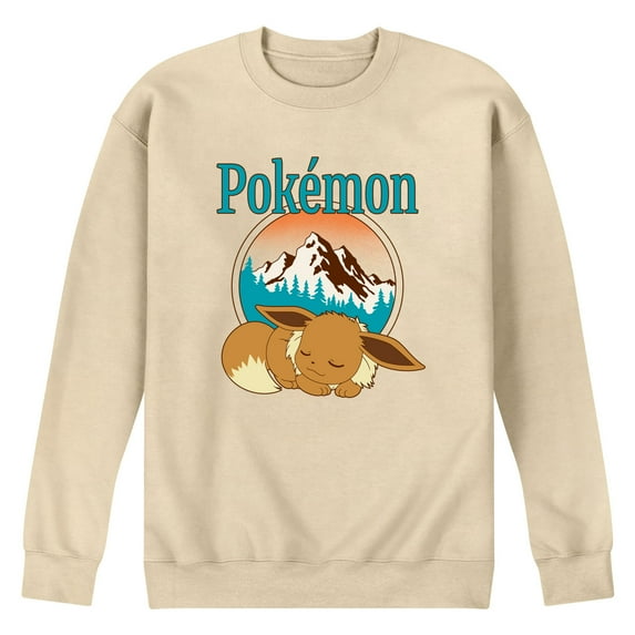 Pokémon - Eevee Retro Ski - Men's Crew Fleece Sweatshirt