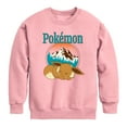 thumbnail image 1 of Pokémon - Eevee Retro Ski - Youth Crew Fleece Sweatshirt, 1 of 4