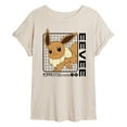 thumbnail image 1 of Pokémon - Eevee Stats - Juniors Muscle T-Shirt, 1 of 5