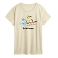 thumbnail image 1 of Pokémon - Eevee and Eeveelutions Group  -  Women's Short Sleeve Graphic T-Shirt, 1 of 5