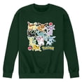 thumbnail image 1 of Pokémon - Eeveelution Stickers - Men's Long Sleeve Crew Fleece Sweatshirt, 1 of 3