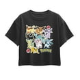 thumbnail image 1 of Pokémon - Eeveelution Stickers  - Youth Girl Short Sleeve Boxy Tee, 1 of 4