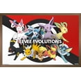 thumbnail image 1 of Pokemon - Eeveelution Wall Poster, 14.725" x 22.375", Framed, 1 of 3