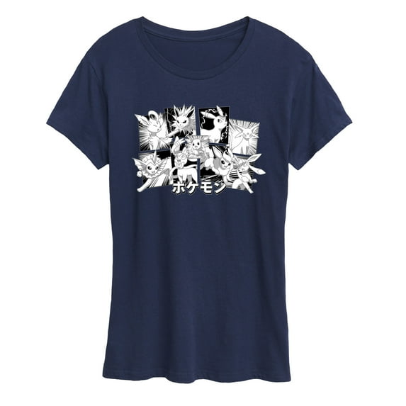 Pokémon - Eeveelutions Eevee - Women's Short Sleeve Graphic T-Shirt