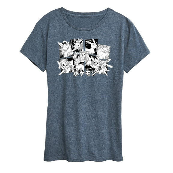 Pokémon - Eeveelutions Eevee  - Women's Short Sleeve Graphic T-Shirt