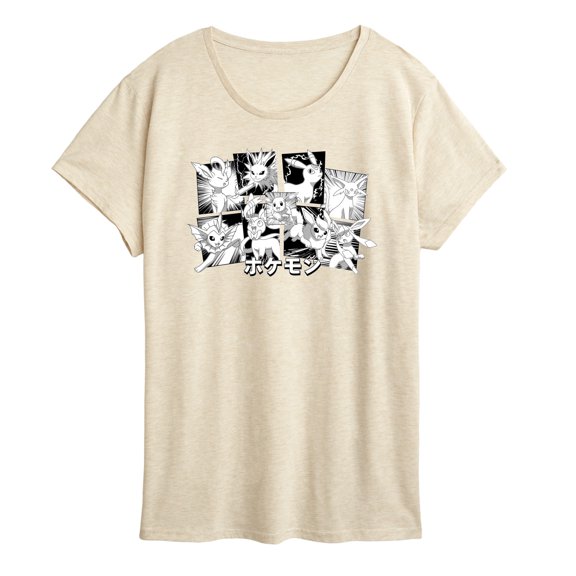 Pokémon - Eeveelutions Eevee  - Women's Short Sleeve Graphic T-Shirt