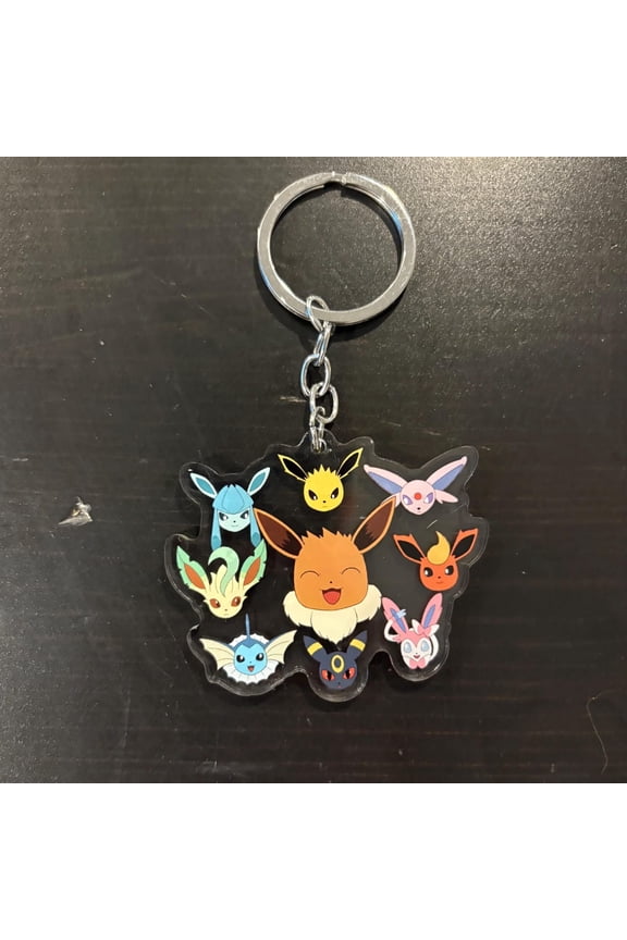 Pokmon Eeveelutions Keychain (1 keychain)