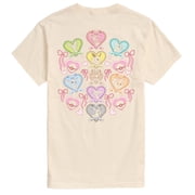 Pok mon - Eevees Coquette Mens Short Sleeve Graphic T-Shirt