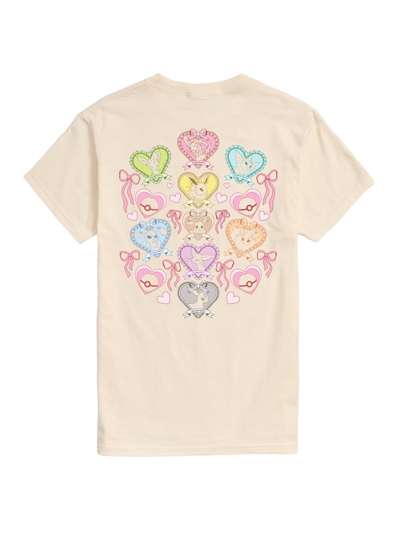 Pokémon - Eevees Coquette Men's Short Sleeve Graphic T-Shirt