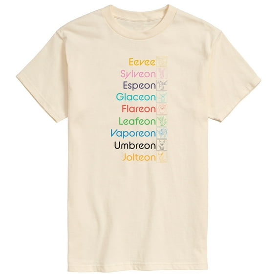 Pokémon - Eevolution Art - Men's Short Sleeve Graphic T-Shirt
