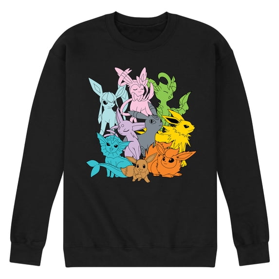 Pokémon - Eevolutions Men's Graphic Fleece Sweatshirt