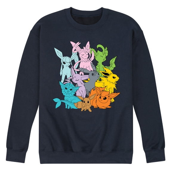 Pokémon - Eevolutions Men's Graphic Fleece Sweatshirt