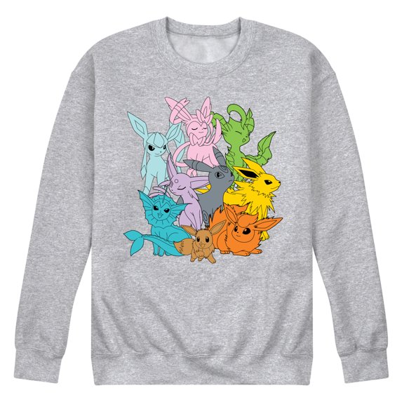 Pokémon - Eevolutions Men's Graphic Fleece Sweatshirt