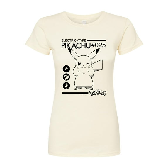 Pokémon - Electric Type - Juniors Fitted Graphic T-Shirt