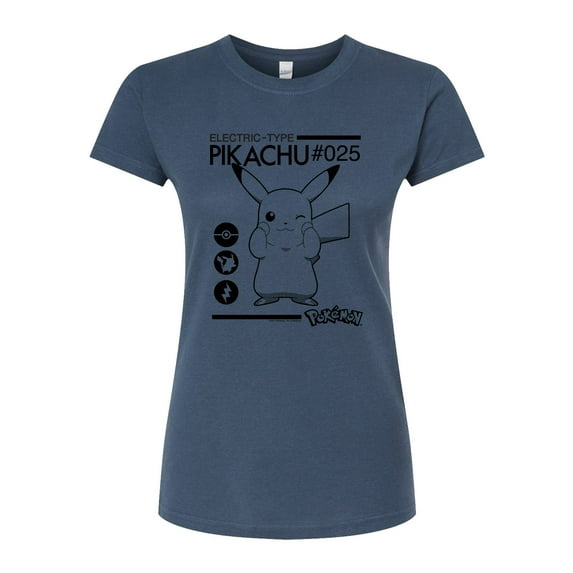 Pokémon - Electric Type - Juniors Fitted Graphic T-Shirt