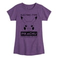 thumbnail image 1 of Pokémon - Electric Type Pikachu - Youth Girls Short Sleeve Graphic T-Shirt, 1 of 5