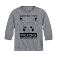 thumbnail image 1 of Pokémon - Electric Type Pikachu - Youth Long Sleeve Graphic T- Shirt, 1 of 5