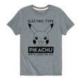 thumbnail image 1 of Pokémon - Electric Type Pikachu - Youth Short Sleeve Graphic T- Shirt, 1 of 5