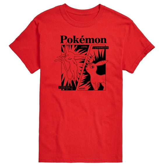 Pokémon - Espeon Umbreon Comic - Men's Short Sleeve Graphic T-Shirt