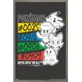 thumbnail image 1 of Pokémon: Expressive Doodle - Group Wall Poster, 14.725" x 22.375" Framed, 1 of 5