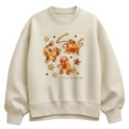 thumbnail image 1 of Pokémon - Fall Patchwork - Women's Oversized Fleece Crew Sweatshirt, 1 of 3