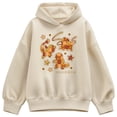 thumbnail image 1 of Pokémon - Fall Patchwork Oversized Fleece Hoodie Sweatshirt, 1 of 3
