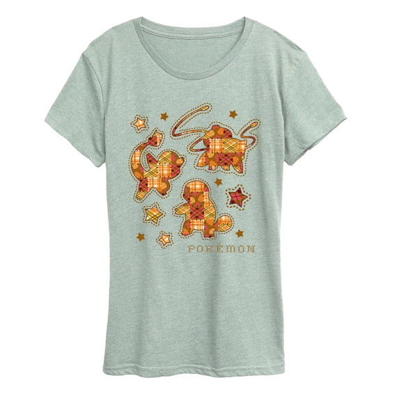 Pokémon - Fall Patchwork - Women's Short Sleeve Graphic T-Shirt