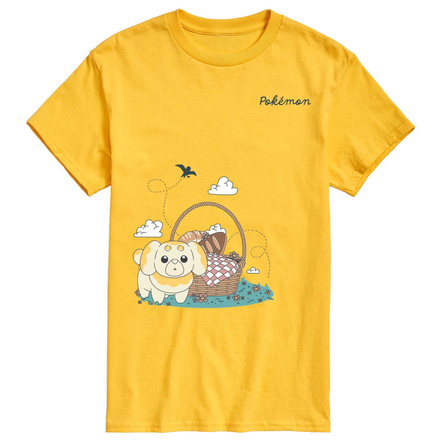 Pokémon - Fidough Picnic Faux Multi - Men's Short Sleeve Graphic T