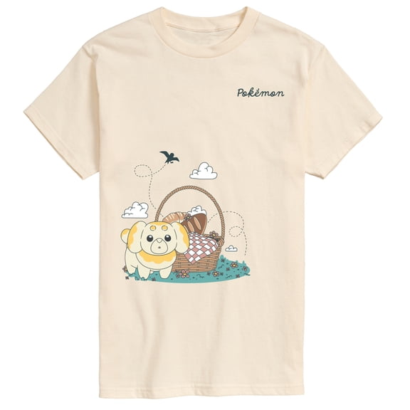 Pokémon - Fidough Picnic Faux Multi - Men's Short Sleeve Graphic T-Shirt