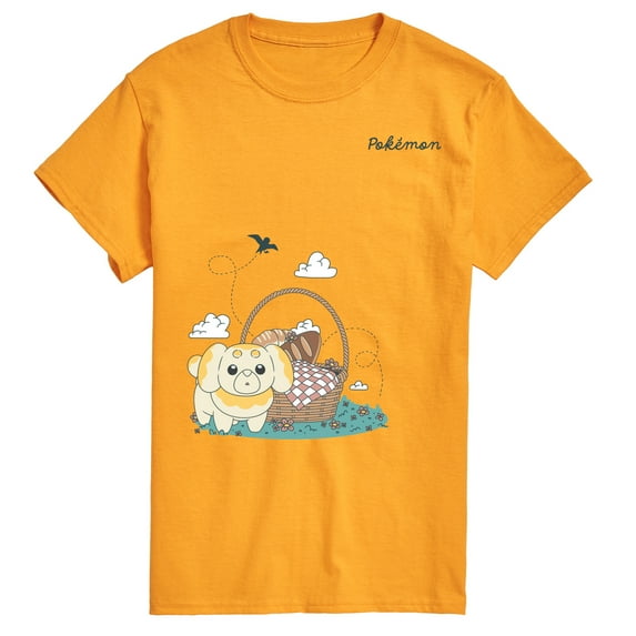 Pokémon - Fidough Picnic Faux Multi - Men's Short Sleeve Graphic T-Shirt