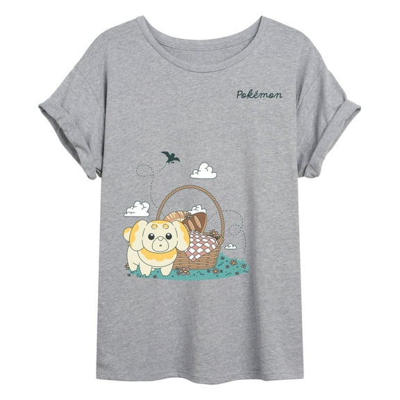 Pokémon - Fidough Picnic  Faux Multi - Women's  Graphic T-Shirt