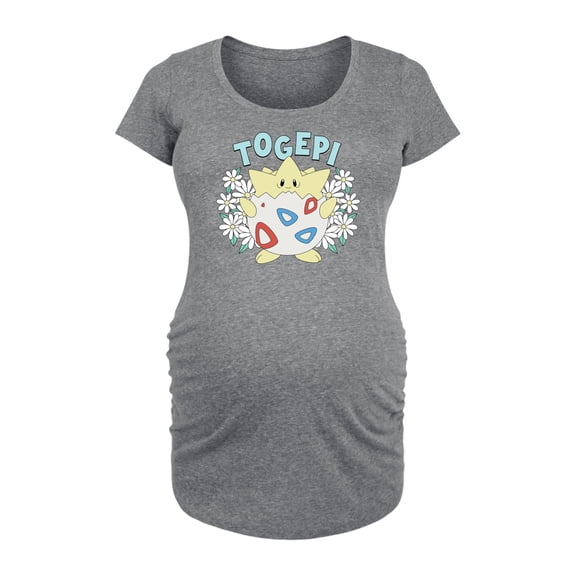 Pokémon - Floral Togepi  - Maternity Scoop Neck Tee
