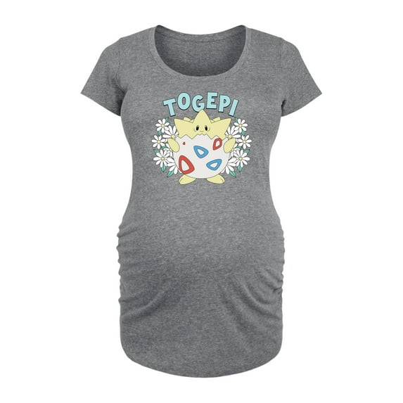 Pokémon - Floral Togepi - Maternity Scoop Neck Tee