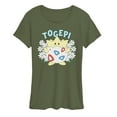 thumbnail image 1 of Pokémon - Floral Togepi - Women's Short Sleeve Graphic T-Shirt, 1 of 3