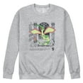 thumbnail image 1 of Pokémon - Flygon Medieval - Men's Long Sleeve Crew Fleece Sweatshirt, 1 of 4