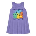 thumbnail image 1 of Pokémon - Friends Retro Checkered - Youth Girls A-line Dress, 1 of 4