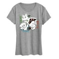 thumbnail image 1 of Pokémon - Fuecoco Quaxly Sprigatito  - Women's Short Sleeve Graphic T-Shirt, 1 of 5