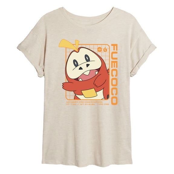 Pokémon - Fuecoco Stats - Juniors Muscle T-Shirt