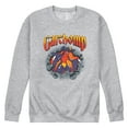 thumbnail image 1 of Pokémon - Garchomp Rocks - Men's Long Sleeve Crew Fleece Sweatshirt, 1 of 4