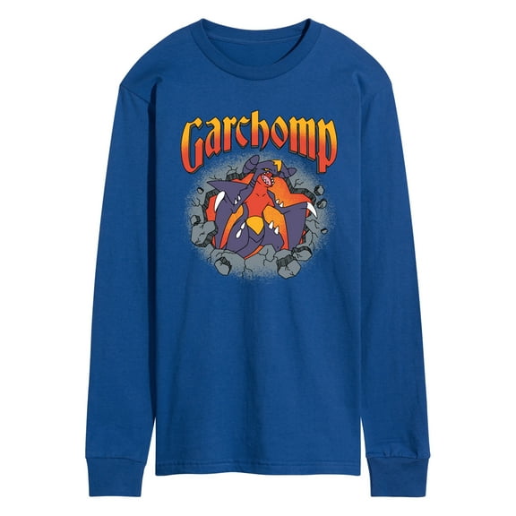 Pokémon - Garchomp Rocks - Men's Long Sleeve Graphic T-Shirt