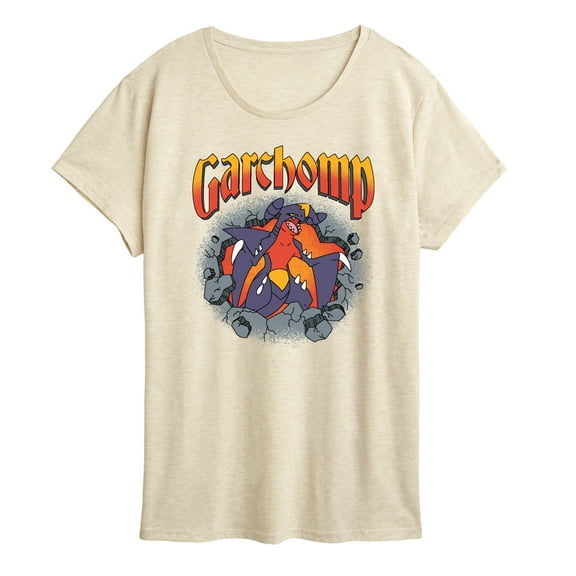 Pokémon - Garchomp Rocks - Women's Short Sleeve Graphic T-Shirt