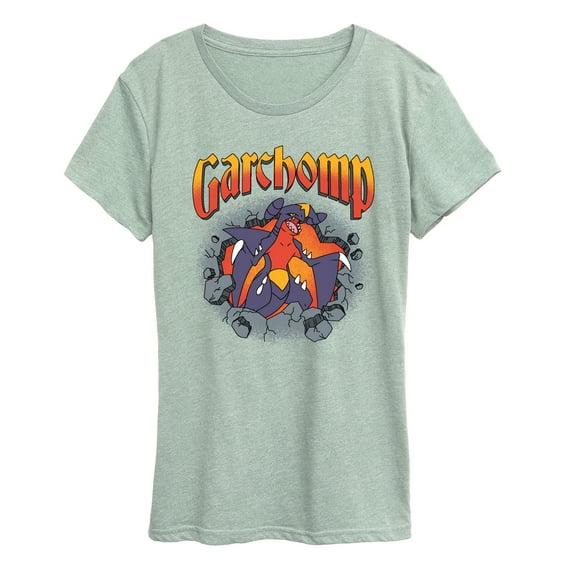 Pokémon - Garchomp Rocks - Women's Short Sleeve Graphic T-Shirt