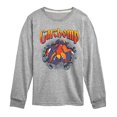 thumbnail image 1 of Pokemon - Garchomp Rocks - Youth Boys Long Sleeve Graphic T-Shirt, 1 of 4