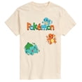 thumbnail image 1 of Pokémon - Bulbasaur, Charmander, Squirtle - Men's Short Sleeve Graphic T-Shirt, 1 of 4