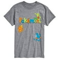 thumbnail image 1 of Pokémon - Treecko, Torchic, Mudkip  - Men's Short Sleeve Graphic T-Shirt, 1 of 4