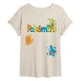 thumbnail image 1 of Pokémon - Treecko, Torchic, Mudkip  - Womens Oversized Graphic T-Shirt, 1 of 4