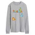 thumbnail image 1 of Pokémon - Turtwig, Chimchar, Piplup  - Men's Long Sleeve Graphic T-Shirt, 1 of 4