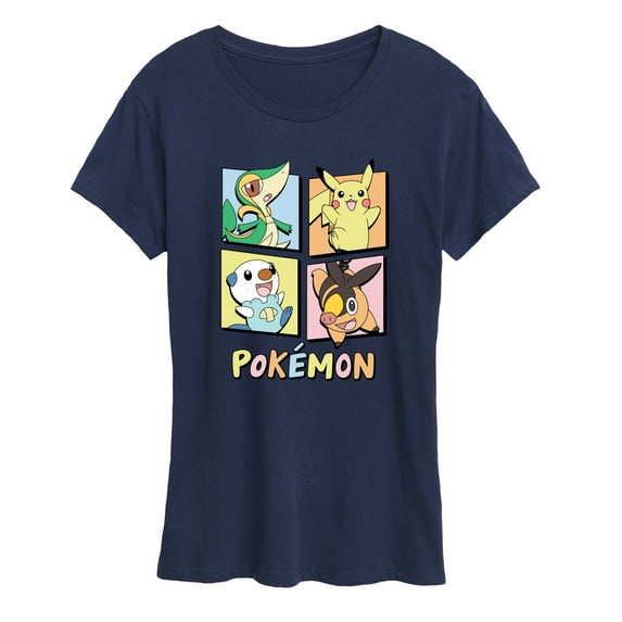 Pokémon - Gen 5 Character Grid - Women's Short Sleeve Graphic T-Shirt