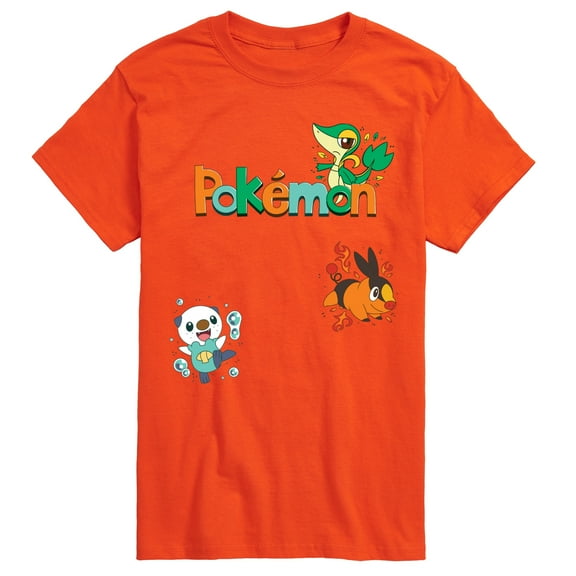 Pokémon - Snivy, Tepig, Oshawott - Men's Short Sleeve Graphic T-Shirt